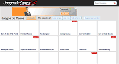 Desktop Screenshot of juegosdecarros.com